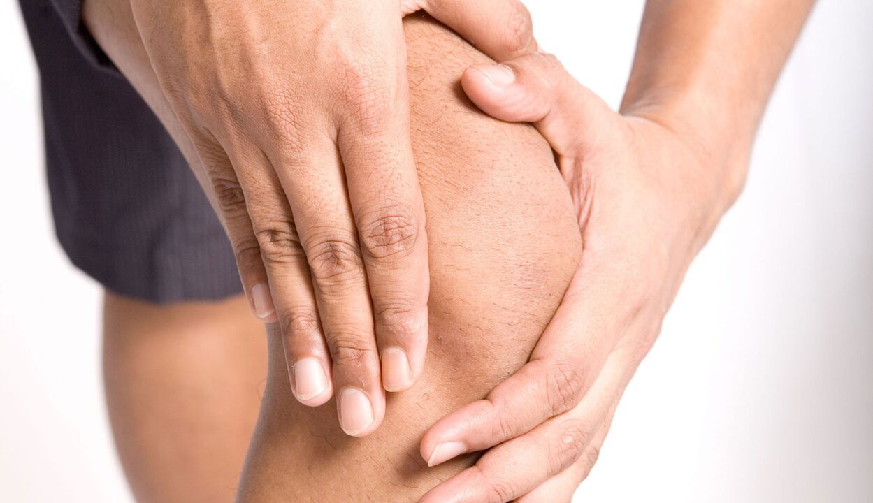 pain in the knee joint with arthritis and arthrosis