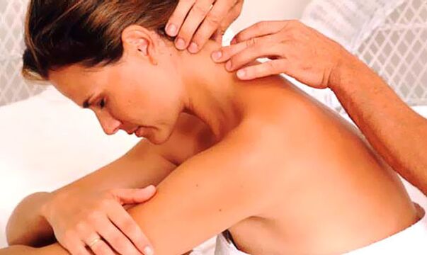 Treatment of osteochondrosis massage in the higher zone in the cervical